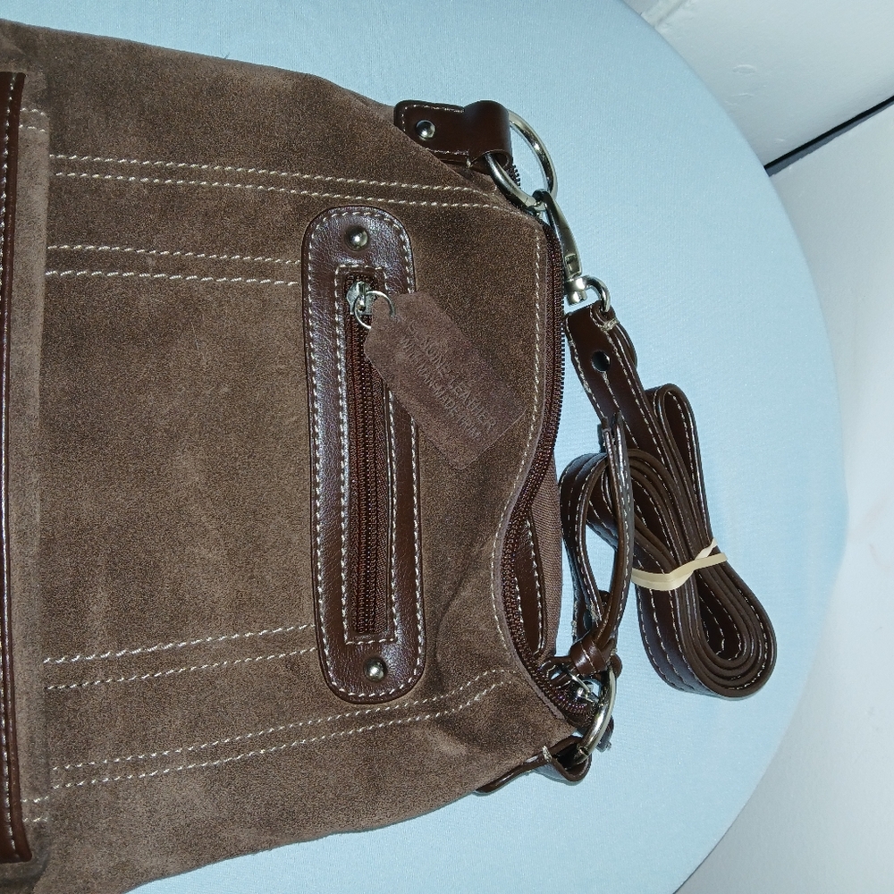 Brown leather ANA purse